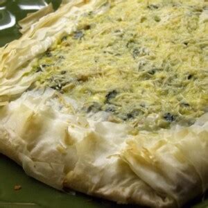 spinach-feta-and-pine-nut-phyllo-tart-recipe-girl image
