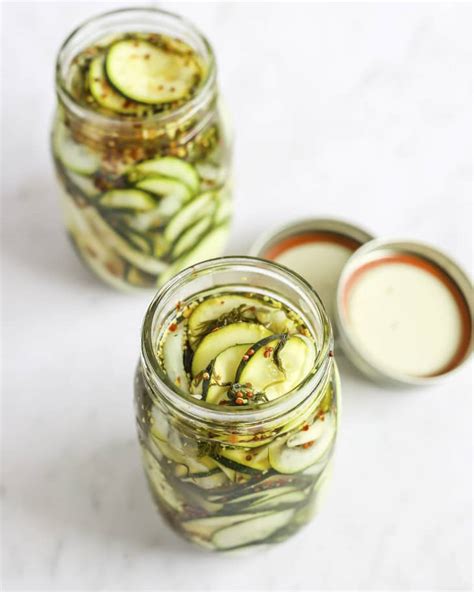 how-to-make-pickled-zucchini-kitchn image