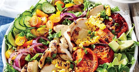 grilled-chicken-and-vegetable-summer-salad-myrecipes image