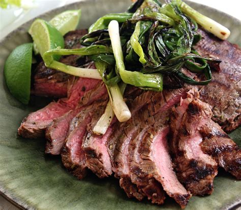 grilled-flank-steak-with-cebollitas-grilled-green-onions image