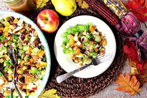 fall-chopped-salad-recipe-with-roasted-vegetables image