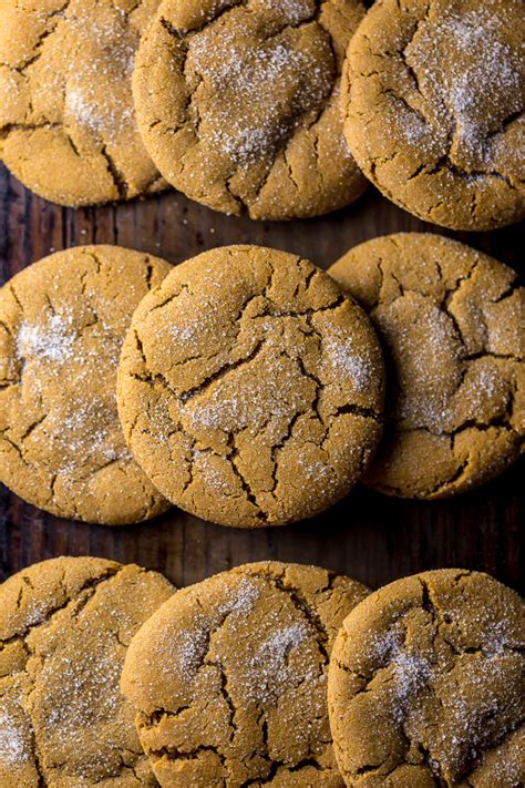 soft-and-chewy-brown-butter-gingersnaps-baker image