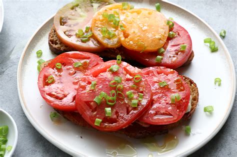 best-open-faced-tomato-sandwich-hip-foodie-mom image