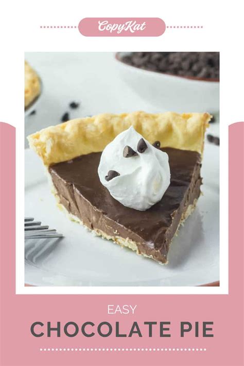 easy-chocolate-pie-copykat image