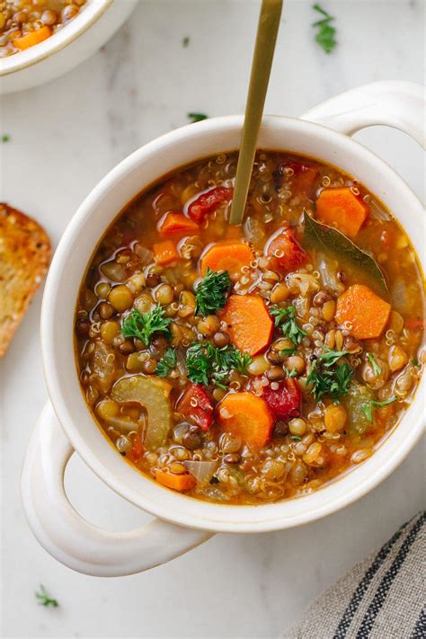 smoky-lentil-quinoa-soup-stovetop-slow-cooker image