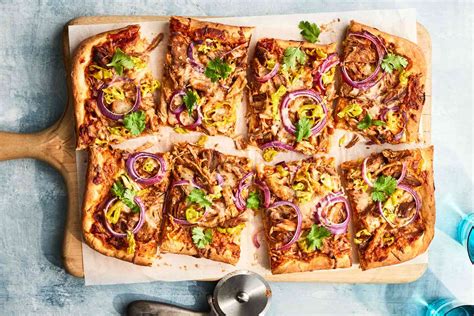 barbecue-pork-pizza-recipe-southern-living image