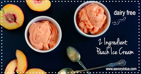 2-ingredient-peach-ice-cream-dairy-free-savory-lotus image