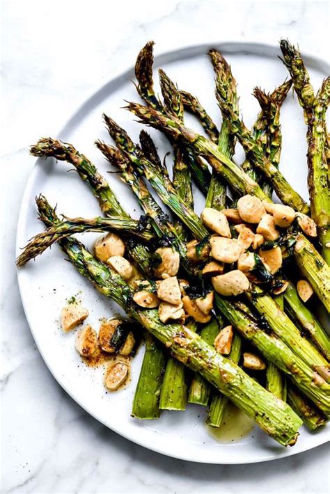 roasted-asparagus-with-browned-butter-and-almonds-foodiecrush image