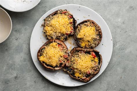 grilled-herb-and-cheese-stuffed-mushrooms-recipe-the-spruce image