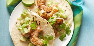 chipotle-shrimp-taco-with-avocado-salsa-verde-food image