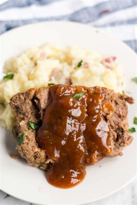 classic-meatloaf-with-brown-gravy-just-like-moms-persnickety image
