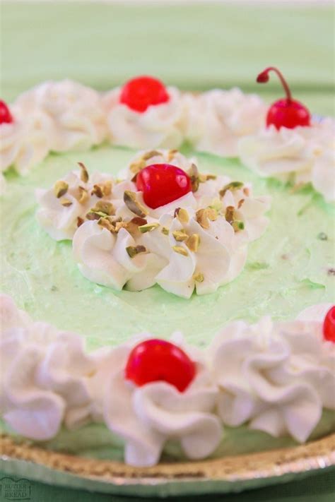 easy-pistachio-cream-pie-butter-with-a-side-of-bread image