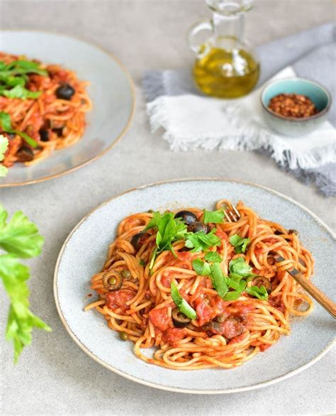 pasta-puttanesca-everyday-delicious image