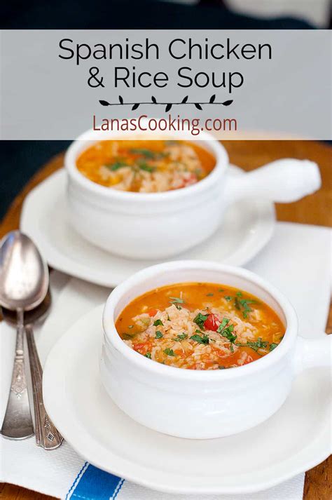 spanish-chicken-and-rice-soup-recipe-lanas-cooking image