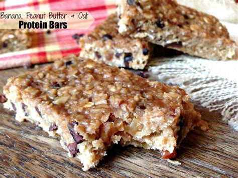banana-peanut-butter-and-oat-protein-bars-dishing-out image