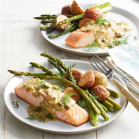 roasted-salmon-asparagus-with-dill-mustard-sauce image