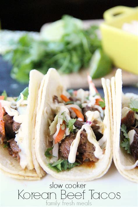 easy-slow-cooker-korean-bbq-beef-tacos-family image