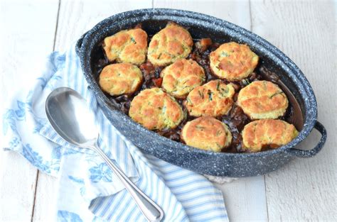 winter-beef-vegetable-cobbler-with-sour-cream image