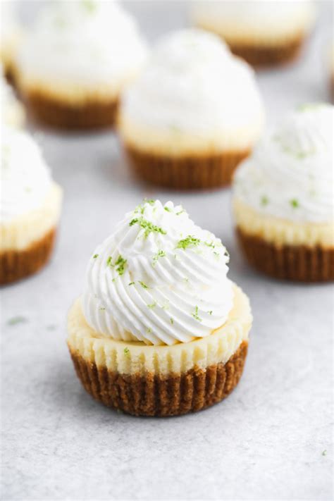 mini-key-lime-cheesecakes-browned-butter-blondie image