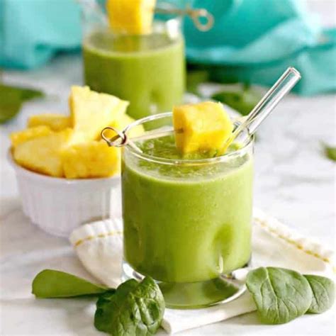 pineapple-green-smoothie-veggies-save-the-day image