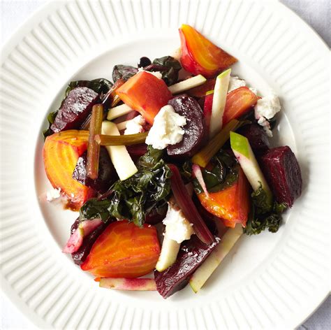 roasted-beet-and-beet-greens-salad-with-apples image