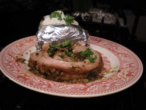 stuffed-breast-of-veal-with-sausage-mushrooms-and image