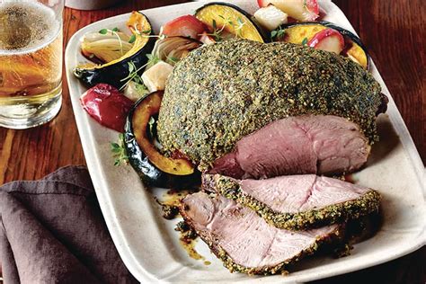 roasted-pork-with-herbed-pecan-crust-canadian-living image