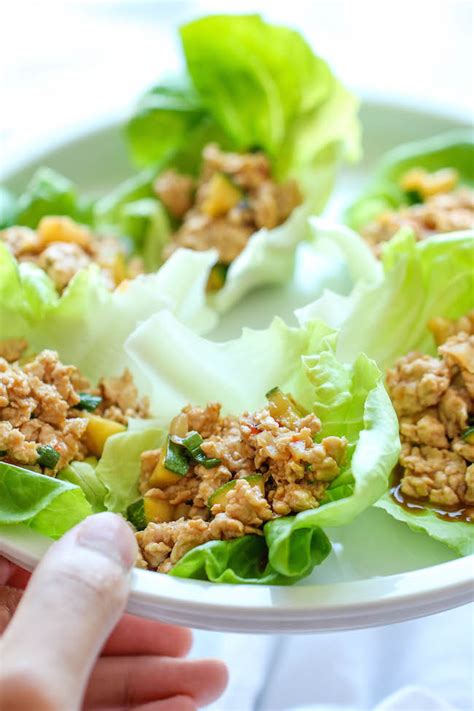 kung-pao-chicken-lettuce-wraps-damn-delicious image