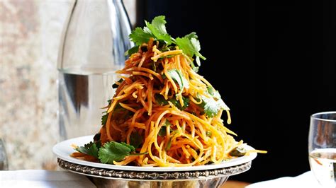 carrot-salad-with-coriander-vinaigrette-and-pistachios image