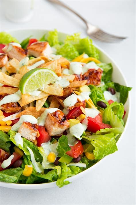 bbq-chicken-salad-with-cilantro-lime-ranch-cooking image