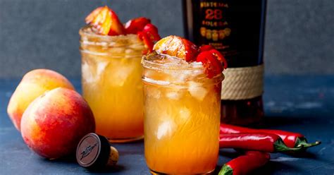 10-best-peach-rum-cocktails-recipes-yummly image