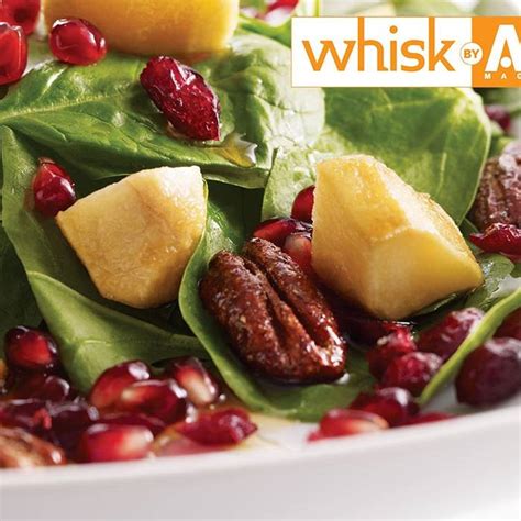 caramelize-d-pear-spinach-salad-with-pomegranates image