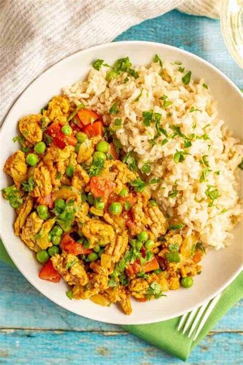 curry-ground-turkey-with-rice-and-peas-family-food image