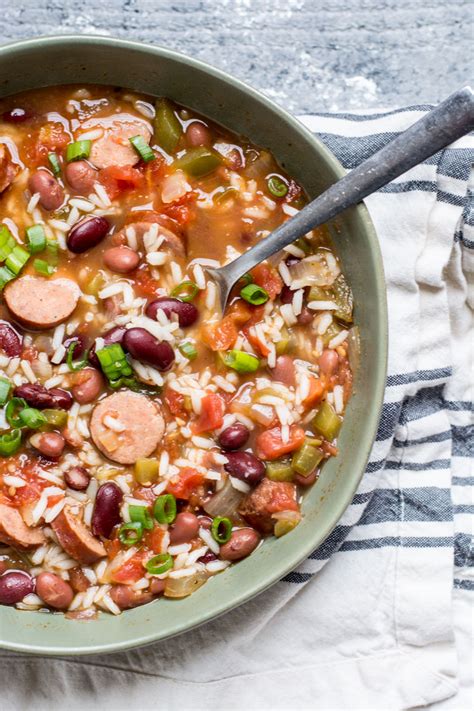 andouille-sausage-with-red-beans-and-rice-maebells image