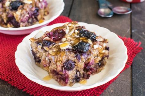 almond-berry-baked-oatmeal-recipe-food-fanatic image