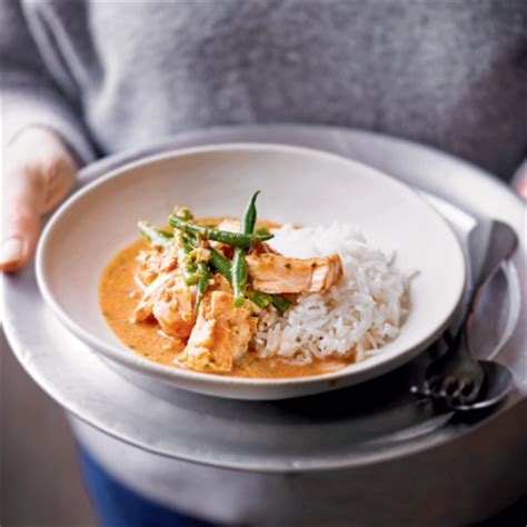 spicy-salmon-coconut-curry-waitrose image