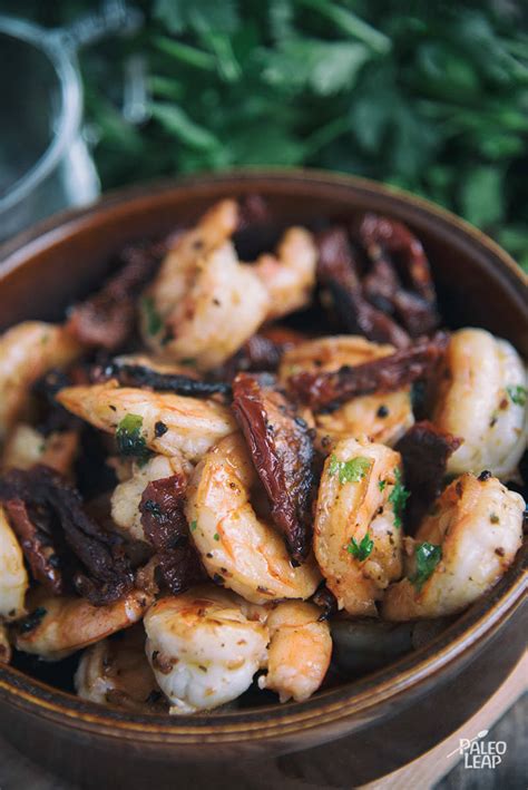 spicy-shrimp-and-sun-dried-tomatoes-recipe-paleo image