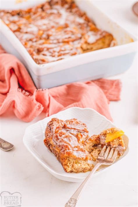 peach-bread-pudding-butter-with-a-side-of-bread image
