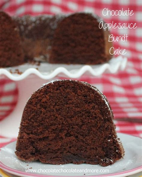 chocolate-applesauce-bundt-cake image