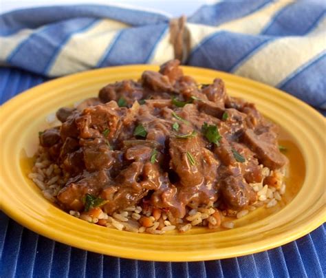 slow-cooker-beef-with-mushroom-sauce-simple-nourished-living image