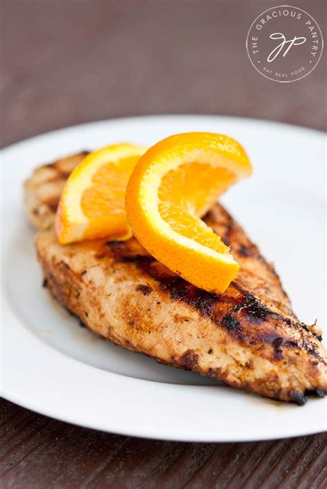 clean-eating-citrus-grilled-chicken-recipe-the-gracious-pantry image