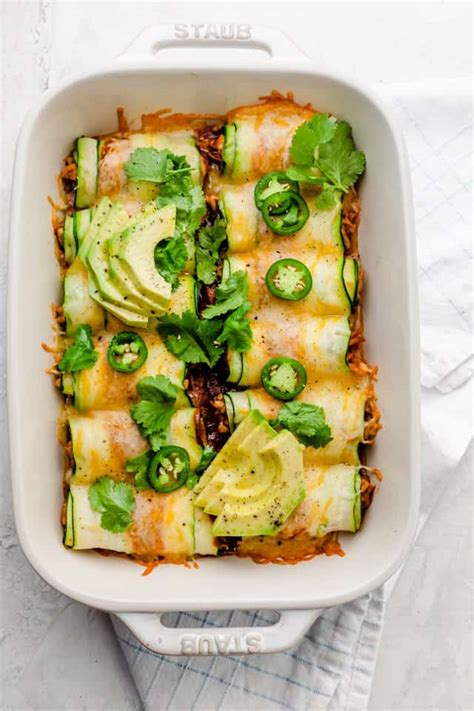 zucchini-enchiladas-feelgoodfoodie image
