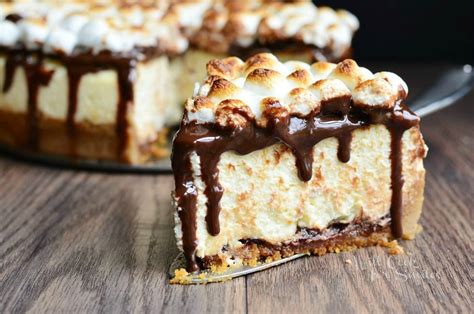 smores-cheesecake-recipe-will-cook-for-smiles image