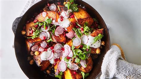 one-skillet-roasted-butternut-squash-with-spiced image