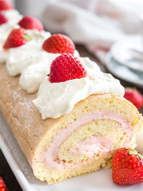 strawberry-swiss-roll-cake-recipe-plated-cravings image