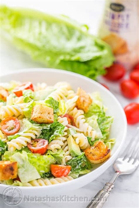 caesar-pasta-salad-recipe-natashaskitchencom image
