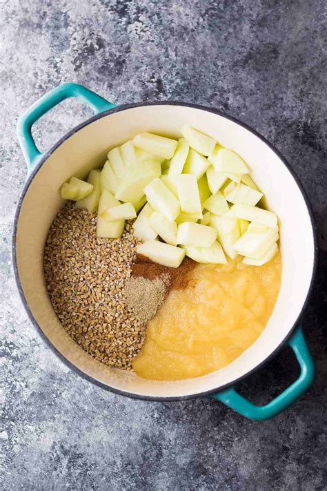 maple-apple-steel-cut-oats-make-ahead-sweet-peas image