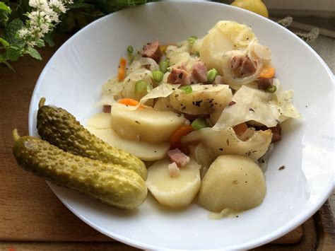 polish-farmers-potato-and-sausage-casserole image