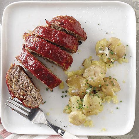 mini-meatloaves-with-chili-sauce-recipe-finecooking image