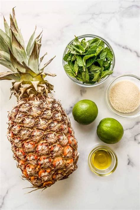 grilled-pineapple-with-lime-mint-sauce-this-healthy-table image